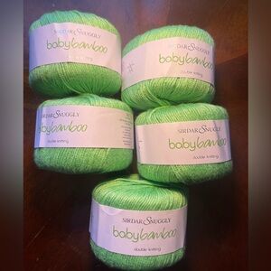 Sirdar Snuggly Baby Bamboo Yarn - Green